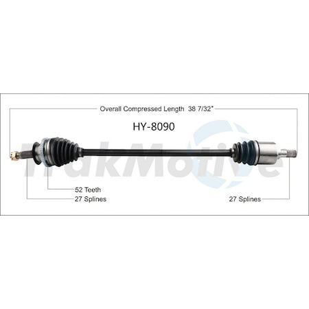 Surtrack Axle Cv Axle Shaft, Hy-8090 HY-8090